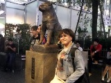 ハチ公との画像です。
